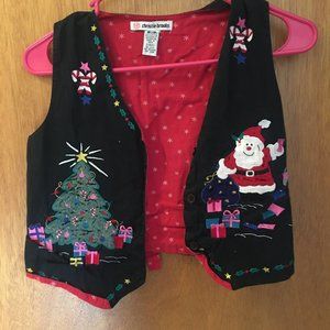 Christmas Girls Vest